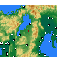 Nearby Forecast Locations - Higashiōmi - Harita