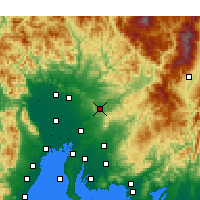 Nearby Forecast Locations - Tajimi - Harita