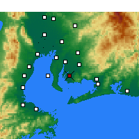 Nearby Forecast Locations - Nishio - Harita