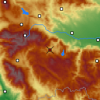 Nearby Forecast Locations - Velingrad - Harita