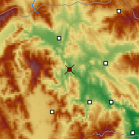 Nearby Forecast Locations - Köprülü - Harita