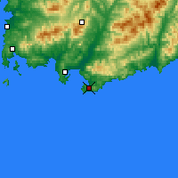 Nearby Forecast Locations - Vrangel - Harita