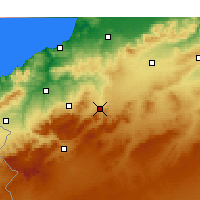 Nearby Forecast Locations - Ouled Mimoun - Harita