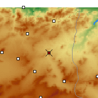 Nearby Forecast Locations - El Aouinet - Harita