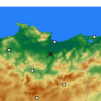 Nearby Forecast Locations - Dréan - Harita