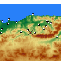 Nearby Forecast Locations - Draâ El Mizan - Harita