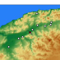 Nearby Forecast Locations - Boukadir - Harita