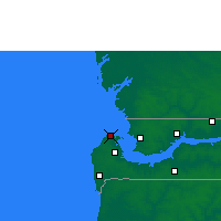 Nearby Forecast Locations - Bakau - Harita