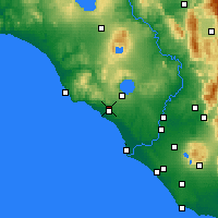 Nearby Forecast Locations - Cerveteri - Harita