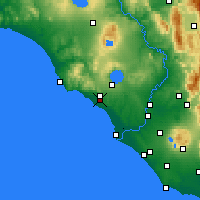 Nearby Forecast Locations - Cerveteri - Harita