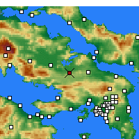 Nearby Forecast Locations - İstefe - Harita