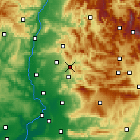 Nearby Forecast Locations - Nyons - Harita