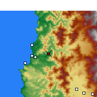 Nearby Forecast Locations - Quillota - Harita