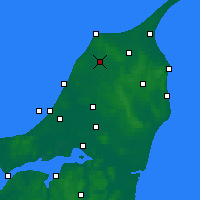 Nearby Forecast Locations - Hjørring - Harita