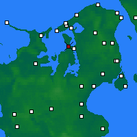 Nearby Forecast Locations - Jægerspris - Harita