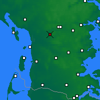 Nearby Forecast Locations - Lintrup Sogn - Harita