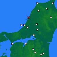 Nearby Forecast Locations - Løkken - Harita