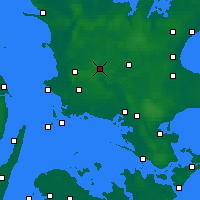 Nearby Forecast Locations - Sorø - Harita
