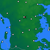 Nearby Forecast Locations - Vejen - Harita