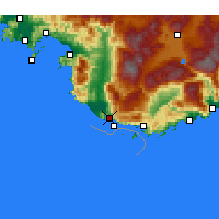 Nearby Forecast Locations - Kalkan - Harita