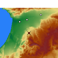 Nearby Forecast Locations - Ait Baha - Harita
