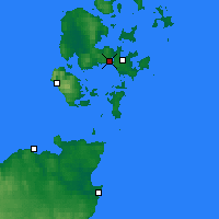 Nearby Forecast Locations - Orkney Adaları - Harita
