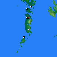 Nearby Forecast Locations - Hebrides S - Harita