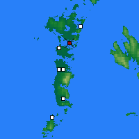 Nearby Forecast Locations - Hebrides N - Harita
