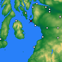 Nearby Forecast Locations - Firth of Clyde - Harita