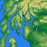 Nearby Forecast Locations - Loch Goil - Harita