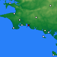 Nearby Forecast Locations - Concarneau - Harita