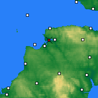 Nearby Forecast Locations - N-Devon - Harita