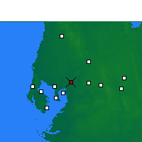 Nearby Forecast Locations - Mango - Harita