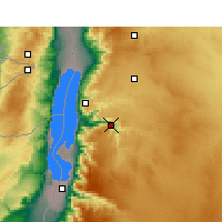 Nearby Forecast Locations - Wadi Mujib - Harita