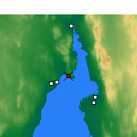 Nearby Forecast Locations - False Bay - Harita
