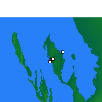 Nearby Forecast Locations - Little Lagoon - Harita