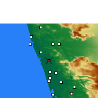 Nearby Forecast Locations - Thrissur - Harita