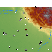 Nearby Forecast Locations - Çandigarh - Harita