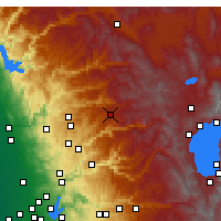 Nearby Forecast Locations - Blue Canyon - Harita