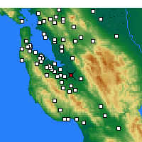 Nearby Forecast Locations - San Jose - Harita