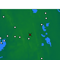 Nearby Forecast Locations - Winter Haven's Gilbert Airport - Harita