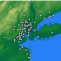 Nearby Forecast Locations - New York - Harita