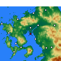 Nearby Forecast Locations - Saga Hava Alanı - Harita