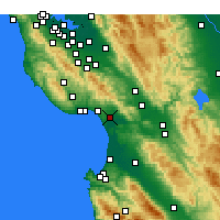 Nearby Forecast Locations - Watsonville - Harita
