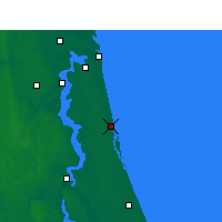 Nearby Forecast Locations - St Augustine - Harita