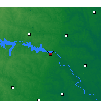 Nearby Forecast Locations - Roanoke Rapids - Harita