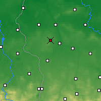 Nearby Forecast Locations - Żary - Harita