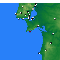 Nearby Forecast Locations - Sesimbra - Harita