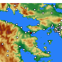 Nearby Forecast Locations - Isthmia - Harita
