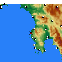 Nearby Forecast Locations - Filiatra - Harita